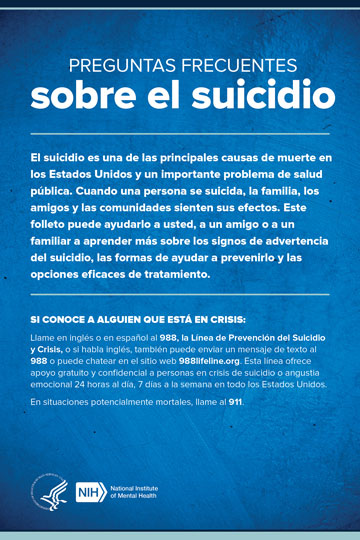 Preguntas frecuentes sobre el suicidio